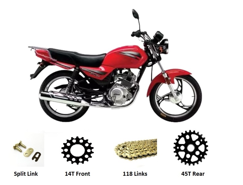 ST125 Sprocket Kit GOLD